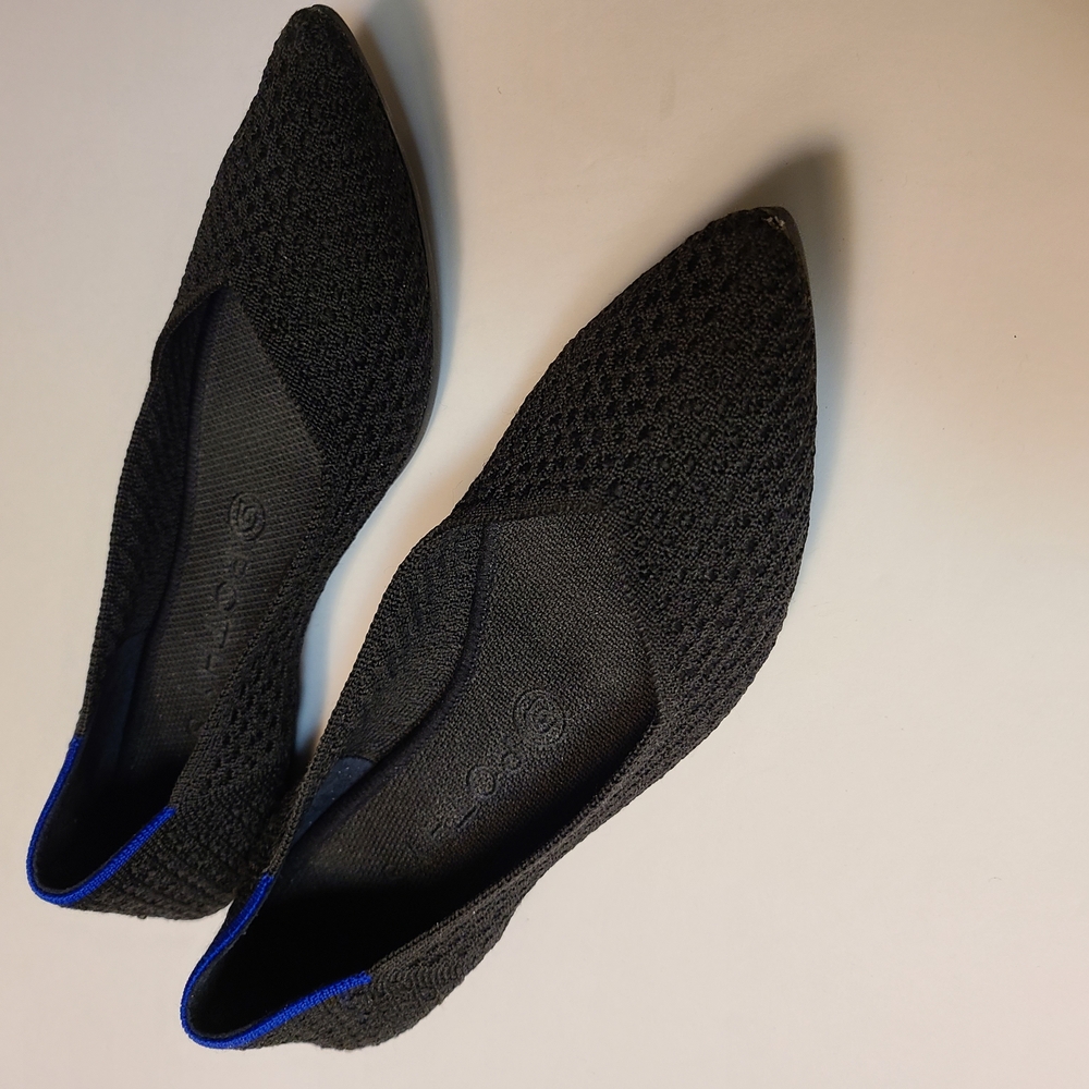 Rothy's Women's Black Knit Flats
